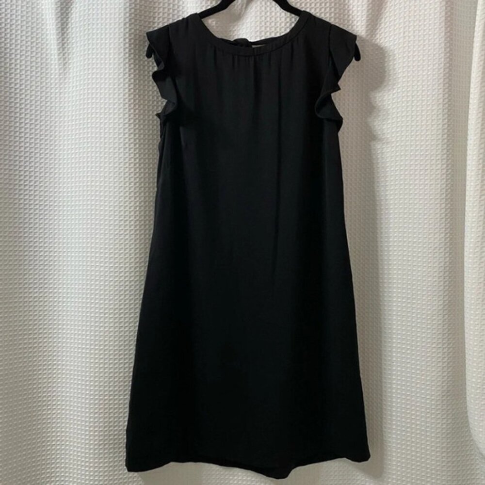 LOFT Petite Flutter Sleeve Dress